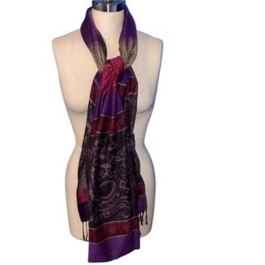 Fringed Pashmina Multicolor Wrap